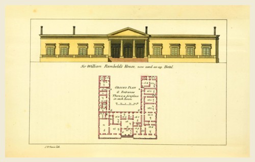 Observations on the Neilgherries, Rumbold's House, 19th century engraving