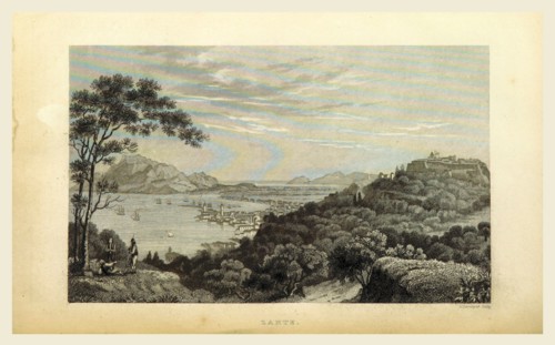 Zante, 19th century engraving