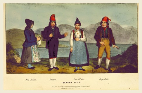 Scandinavian Sketches, or, a Tour in Norway, Bergen Stift, Fra Sellie, Stryen, Fra Jolster,