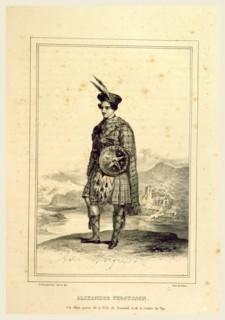 Alexander Fergusson, Souvenirs des Highlands, 1832, 19th century engraving, Scotland