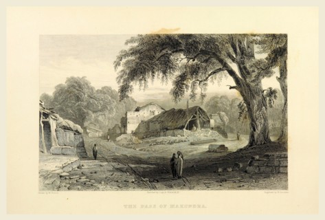 Pass of Makundra, Views in India, China, and on the Shores of the Red Sea, drawn by Prout,