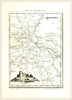 France pittoresque, Ardennes, 19th century engraving
