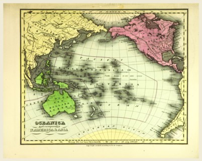 Map of Oceania, also known as Oceanica, is a region centred on the islands of the tropical Pacific