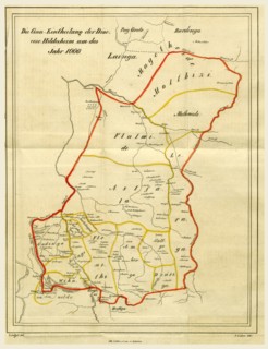 Map Hildesheim around the year 1000