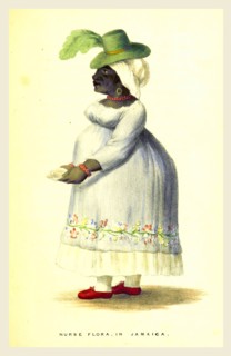 Nurse Flora in Jamaica, the Island of Jamaica, from 1801 to 1805, 19th century engraving