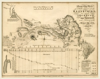 History of the Town of Greenock,  19th century engraving