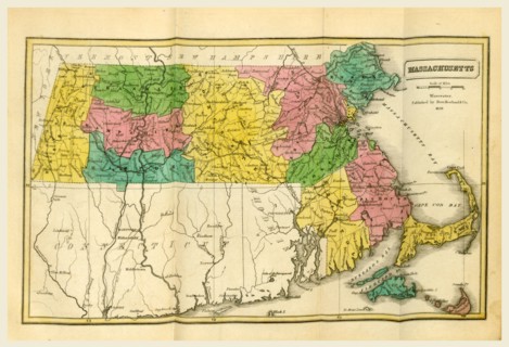 Map, Historical Collections  relating to the history and antiquities of every town in