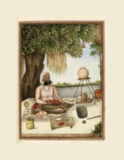 Tashrih al-aqvam, some of the sects, castes, and tribes of India, 1825. Sannyasia a Saiva mendicant