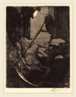 Albert Besnard, The Mystery (Le mystÃ¨re), French, 1849-1934, 1900, etching and aquatint in black
