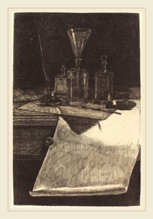 FranÃ§ois Bonvin (French, 1817-1887), Frontispiece, 1871, etching