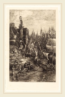 Rodolphe Bresdin (French, 1822-1885), My Dream, 1883, etching