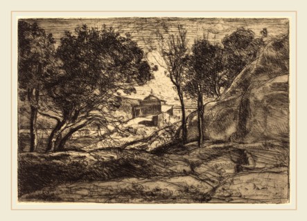 Jean-Baptiste-Camille Corot (French, 1796-1875), Souvenir of Tuscany (Souvenir de Toscane), c.