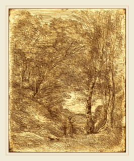 Jean-Baptiste-Camille Corot (French, 1796-1875), The Gardens of Horace (Les Jardins d'Horace),