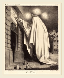 Honoré Daumier (French, 1808-1879), Le Fantome, 1835, lithograph