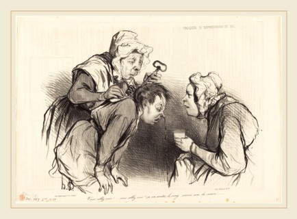 Honoré Daumier (French, 1808-1879), Vous allez voir! Ã§a va arrÃªter le sang..., 1838, lithograph