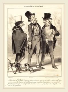 Honoré Daumier (French, 1808-1879), Sans doute M. Riflot le droit, 1839, crayon lithograph in black