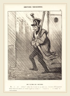 Honoré Daumier (French, 1808-1879), Emotions Parisiennes: Une Victime des Factions, 1842,