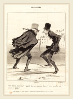 Honoré Daumier (French, 1808-1879), Onze degrés centigrades!, 1841, lithograph on newsprint