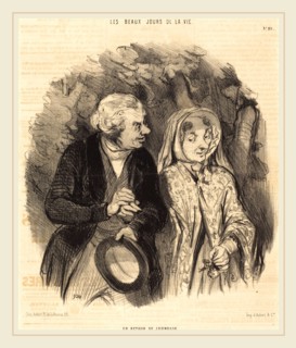 Honoré Daumier (French, 1808-1879), Un Retour de jeunesse, 1846, lithograph