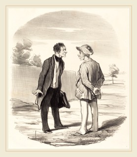 Honoré Daumier (French, 1808-1879), Oui, monsieur Gimblet, l'ordre ne sera rétabli, 1851,