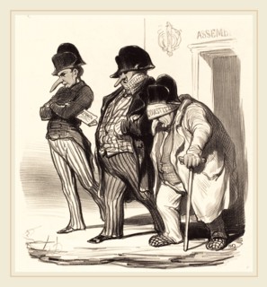 Honoré Daumier (French, 1808-1879), Les Journaux Napoléoniens sortant de l'Assemblée Nationale,