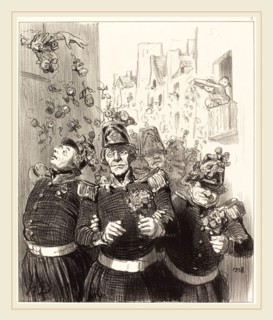 Honoré Daumier (French, 1808-1879), Rifolard est plus charmé que jamais, 1848, lithograph