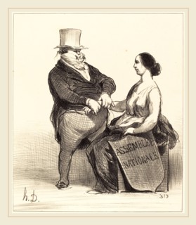 Honoré Daumier (French, 1808-1879), Docteur je ne suis pas aussi malade, 1851, lithograph