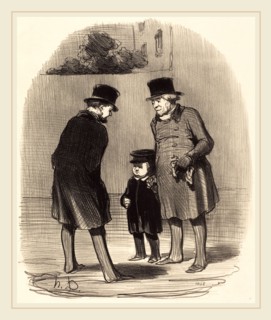 Honoré Daumier (French, 1808-1879), Oui, monsieur Chapuzot, 1852, lithograph