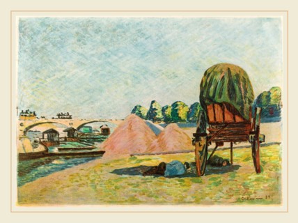 Jean-Baptiste-Armand Guillaumin (French, 1841-1927), Landscape, 1882, color lithograph