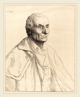 Alphonse Legros, Large Spaniard (Le grand Espagnol), French, 1837-1911, etching