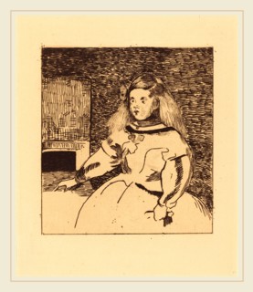 Edouard Manet after Diego VelÃ¡zquez (French, 1832-1883), The Infanta Marguerita (Infante