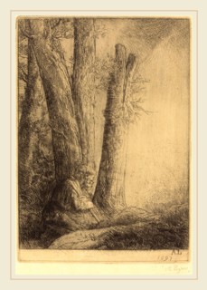 Alphonse Legros, Study for the Prodigal Son (Etude pour L'enfant prodigue), French, 1837-1911,