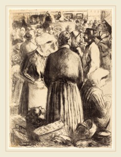 Pissarro, Marché à Pontoise