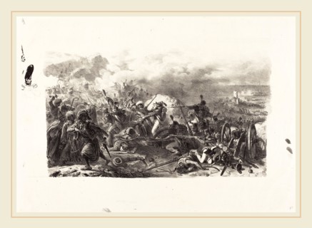 Auguste Raffet (French, 1804-1860), Episode from the Algerian War, 1831, lithograph on wove paper