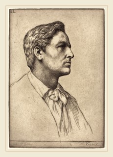 Alphonse Legros, Sir Charles Holroyd, French, 1837-1911, etching
