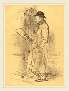 Henri de Toulouse-Lautrec (French, 1864-1901), Benefit for Firmin Gémier, 1897, lithograph in black