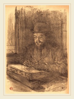 Henri de Toulouse-Lautrec (French, 1864-1901), The Fine Printmaker Adolphe Albert (Le bon