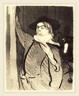 Henri de Toulouse-Lautrec (French, 1864-1901), Aristide Bruant, 1893, lithograph in black on velin