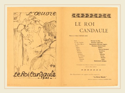 Charles Guérin, Le Roi Candaule, French, 1875-1939, 1901, lithograph in black on wove paper