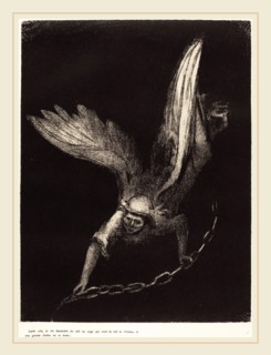 Odilon Redon (French, 1867-1939), Apres cela je vis descendre du ciel un ange qui avait la clef de