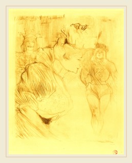 Henri de Toulouse-Lautrec (French, 1864-1901), Lender Bowing (Lender saluant), 1895, lithograph in
