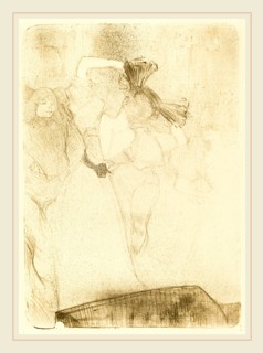 Henri de Toulouse-Lautrec (French, 1864-1901), Lender from the Back Dancing the Bolero in