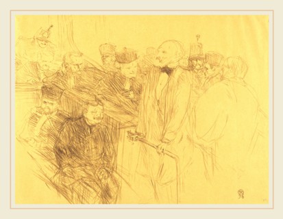 Henri de Toulouse-Lautrec (French, 1864-1901), Ribot Deposition (Déposition Ribot), 1896,