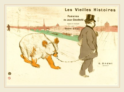 Henri de Toulouse-Lautrec (French, 1864-1901), Les Vielles Histoires (cover-frontispiece), 1893,