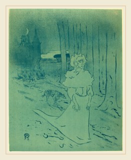 Henri de Toulouse-Lautrec (French, 1864-1901), The Manor Lady or the Omen (La chatelaine ou le