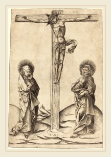 Israhel van Meckenem (German, c. 1445-1503), The Crucifixion, c. 1475, engraving