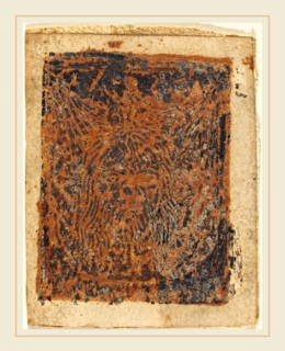 German 15th Century, The Sudarium, c. 1480, paste print