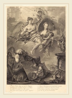 Georg Friedrich Schmidt, after Pierre Le Sueur (German, 1712-1775), Louise Albertine de Brandt,