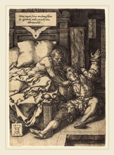 Heinrich Aldegrever (German, 1502-1555-1561), The Severe Father, 1553,