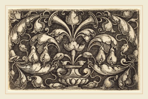 Heinrich Aldegrever (German, 1502-1555-1561), Ornament, 1532,